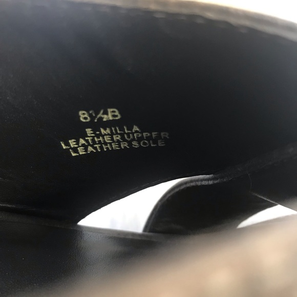 Elizabeth & James Nubuck E-Milla Heels 8 1/2 - Picture 4 of 6